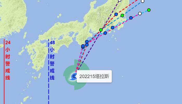 温州台风网15号台风路径图 对浙江有没有影响