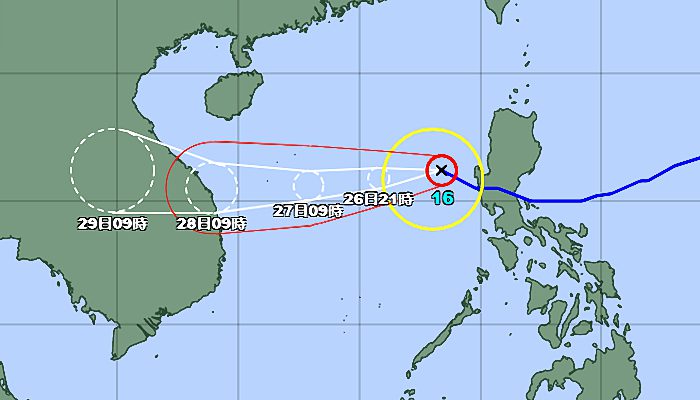 2022海南台风最新消息今天 受16号台风奥鹿影响海南将迎来强风雨天气