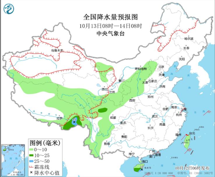 西藏青海川西高原等有雨雪 南海台湾海峡等大风依然强劲