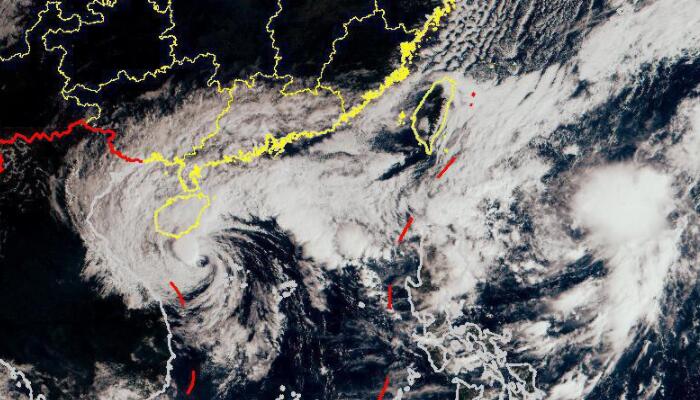 海南台风实时路径图最新消息20号台风 台风纳沙对海南持续影响有暴雨