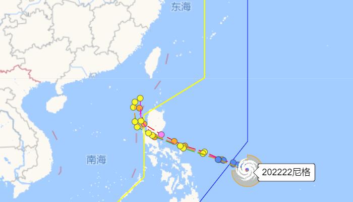 22号台风尼格生成最新消息：31日前后进入南海中东部