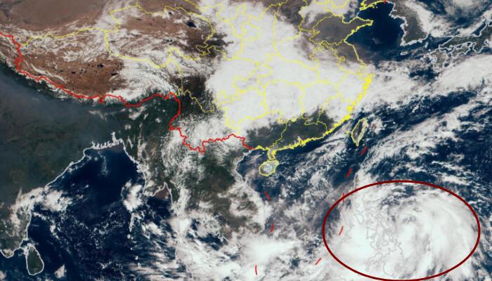 22号台风尼格今日最新卫星云图更新 中央气象台台风尼格高清云图实况