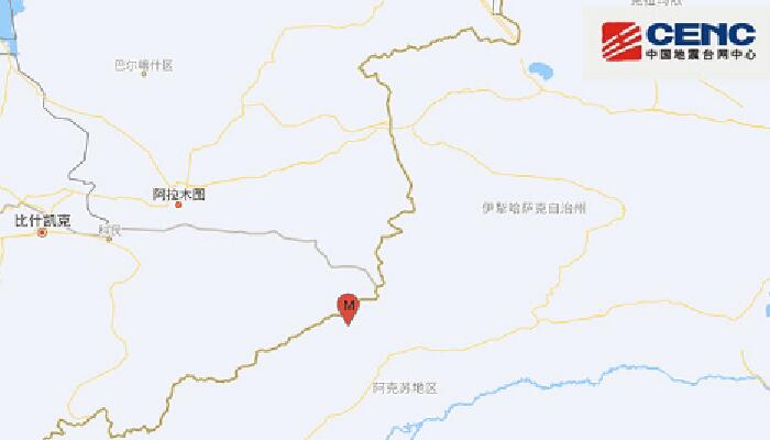 新疆地震最新消息：今凌晨阿克苏地区沙雅县发生2次地震