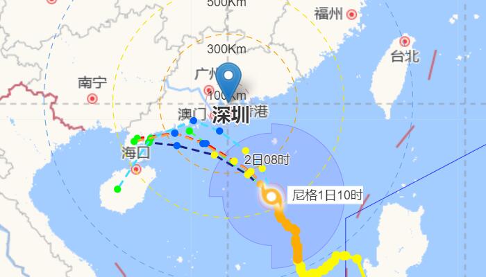 福建台风网第22号台风实时路径图 台风尼格影响福建有大风和降雨