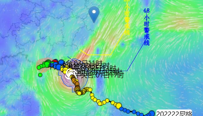 浙江台风最新路径趋势图 “尼格”对杭州有影响吗