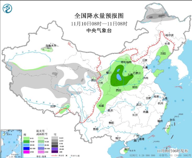 冷空气影响新疆部分地区风雪明显 长江中下游也将迎大风降温