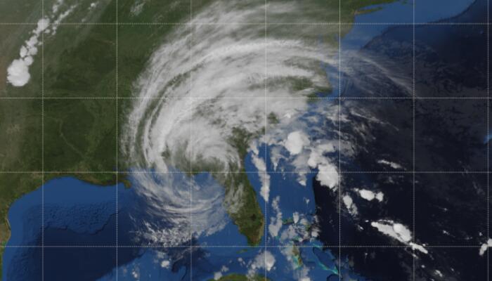 11月11日国外天气预报：热带风暴“妮科尔”将移入佐治亚州