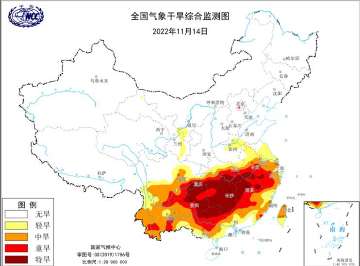 南方透雨将增加约750亿吨水资源 重特旱区域将明显缩小