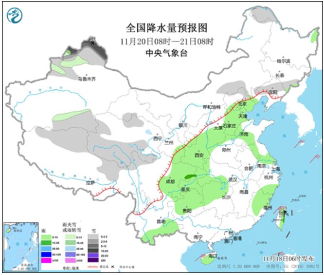 京津冀辽鲁大雾侵袭能见度低 冷空气继续自西向东影响我国