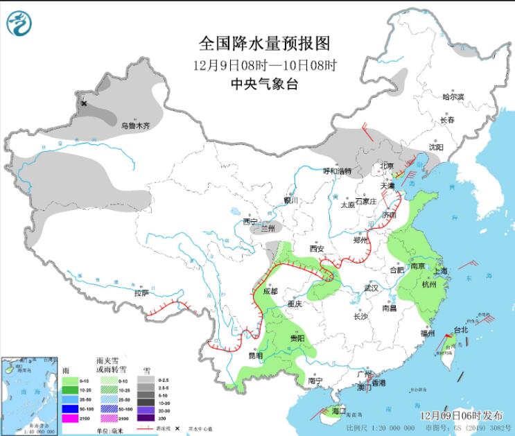 今冷空气侵袭长江以北地区 大部降水稀少空气干燥