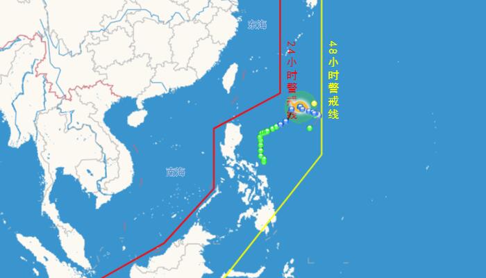 今年25号台风最新路径趋势图 台风帕卡未来会去海南吗