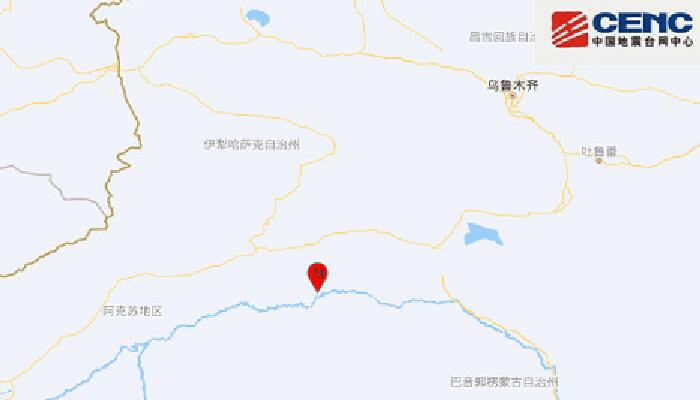1月3日新疆地震最新消息：巴音郭楞州轮台县发生3.2级地震