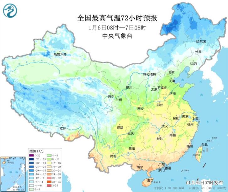 这个小寒开场不太冷 多地最高气温升到20℃以上