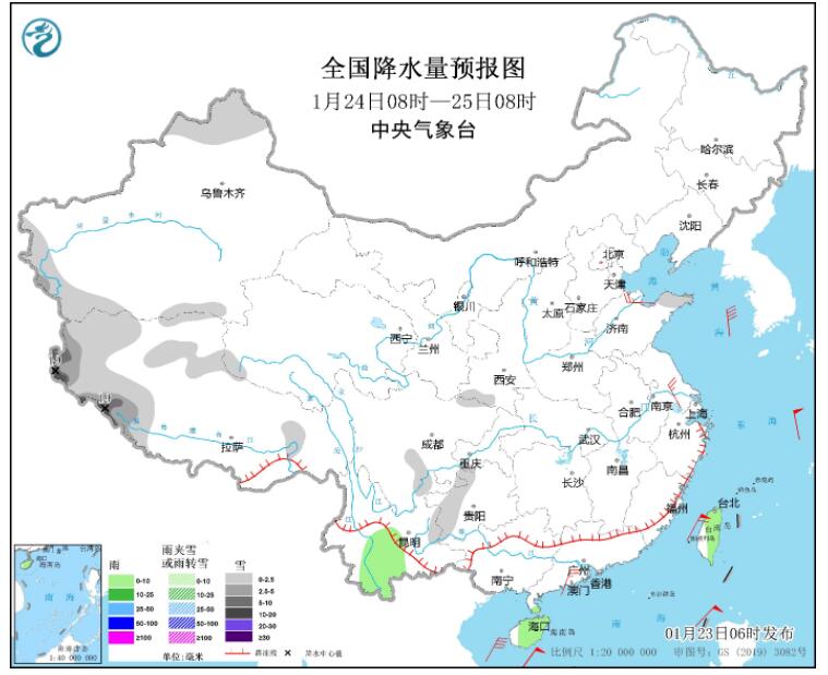 大年初二东北江南等地受冷空气影响 西藏甘肃等地有降雪天气