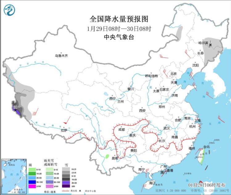内蒙古东北仍多降雪 冷空气开始入侵华南 
