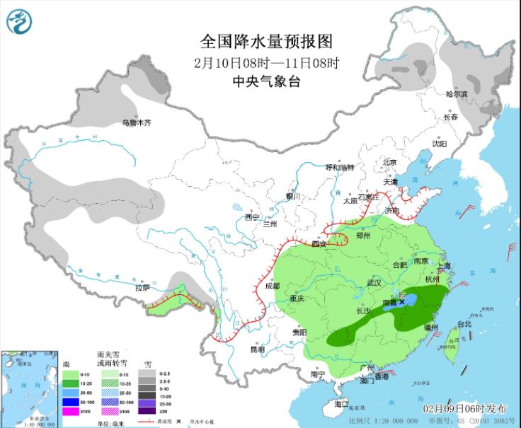 内蒙古河北等仍有明显降雪 湖南江西等部分地区大雨
