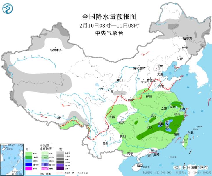 新疆东北等部分地区仍降雪 南方多地持续阴雨天