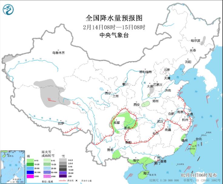 冷空气影响华南一夜“换季”新疆西藏部分地区有雨雪