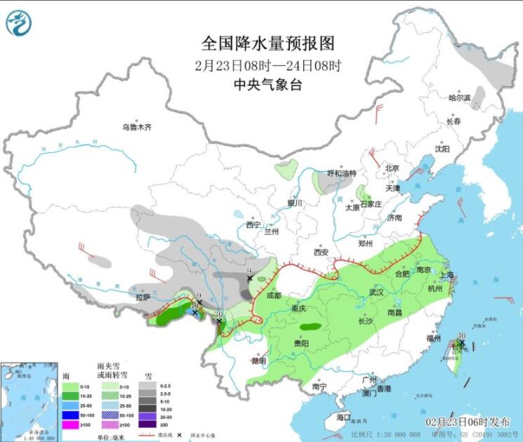 冷空气影响多地降温局部超8℃ 西南江汉江南等有弱降雨