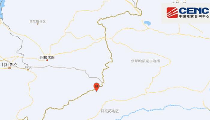 新疆阿克苏地区温宿县发生5.1级地震 网友：晃得厉害