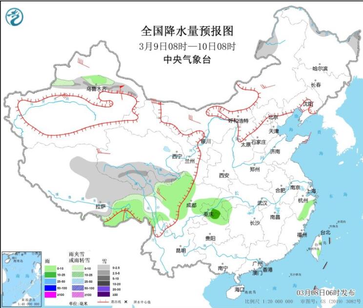 大部晴好气温继续上升 今夜一股强冷空气来袭