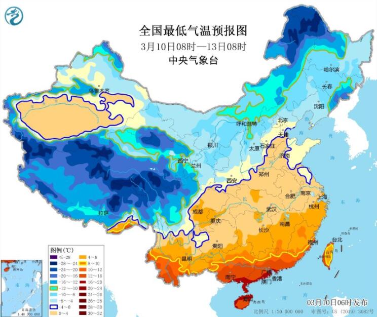 寒潮来袭我国大部降温可超16℃ 沙尘暴预警继续发布