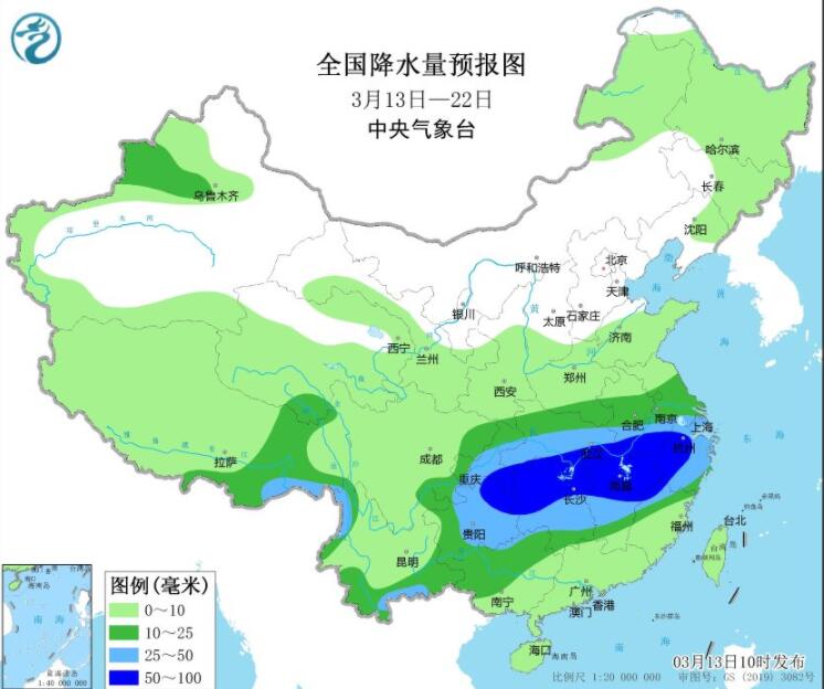 南方的春雨要来了 15日之后降雨逐渐增多