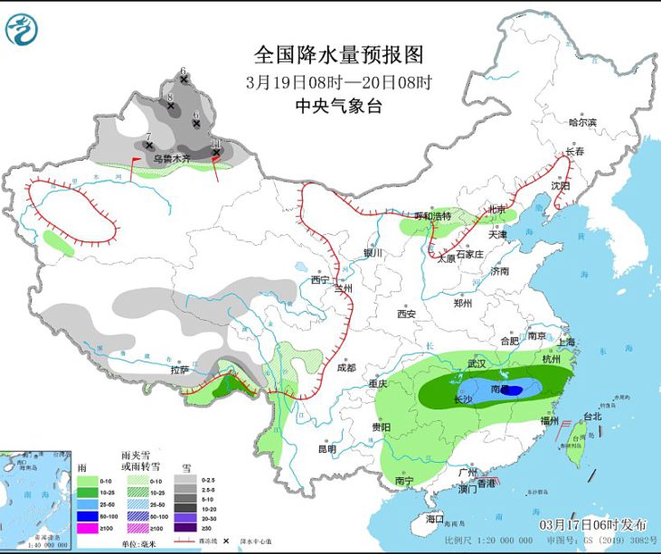 新疆北部将有明显大风降温天气 18日夜间起南方地区将有降水过程