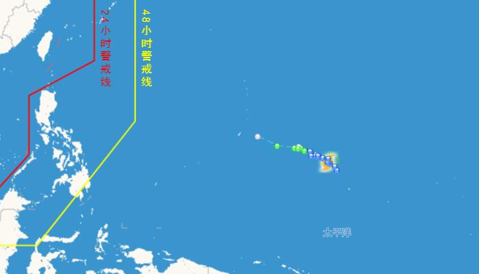 1号台风实时路径图最新消息发布 一号台风珊瑚最新路径走向图