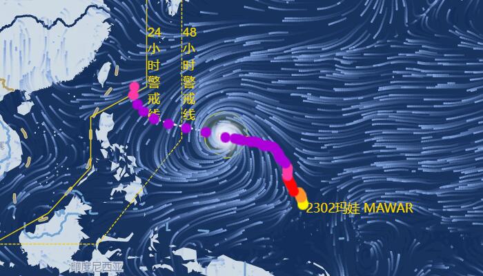 超级台风玛娃过境美国关岛风雨猛烈 造成大范围停电