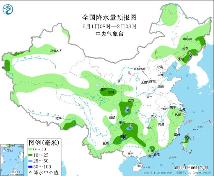 台风玛娃仍在台湾省以东洋面 云贵川华南等高温可超40℃