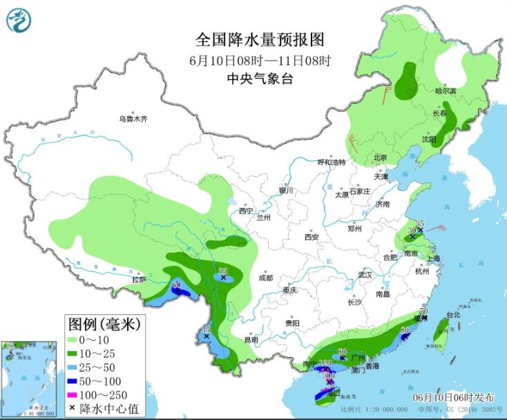 未来三天华南云南仍有强降雨 北方高温持续新疆可超40℃