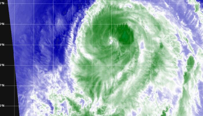 2023年6月10日台风古超卫星云图追踪3号台风高清云图实况