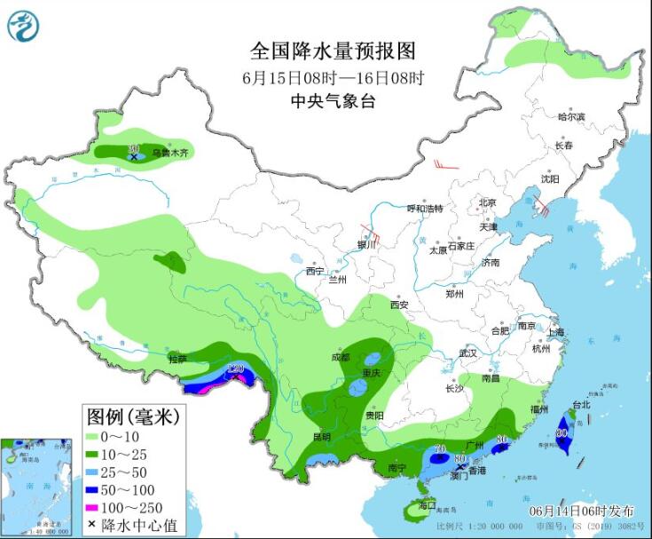 华南云南等仍强降雨+强对流 西北华北黄淮持续高温