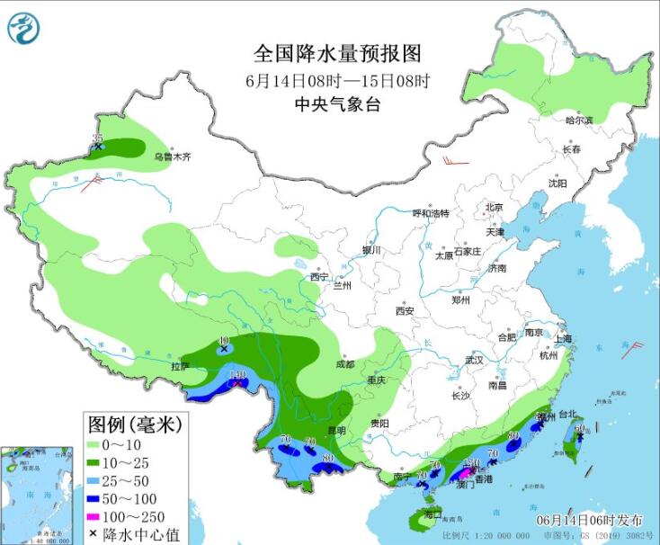 华南云南等仍强降雨+强对流 西北华北黄淮持续高温