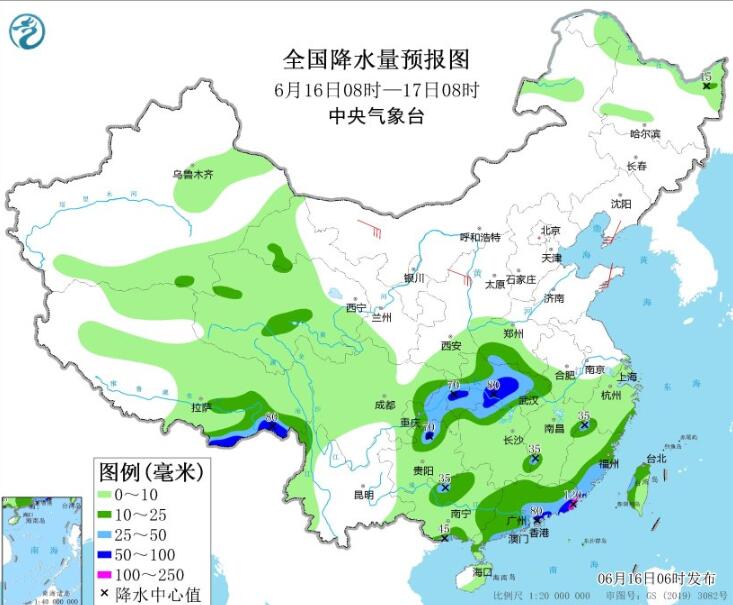 广东继续“龙舟水”暴雨大暴雨 华北黄淮等依然高温炙烤
