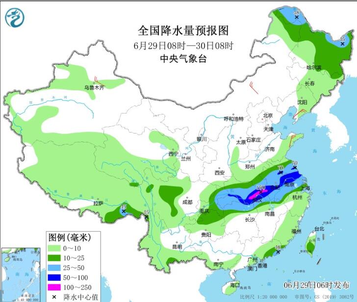 江南等强降雨伴强对流或现龙卷风 京津冀等高温再度发力