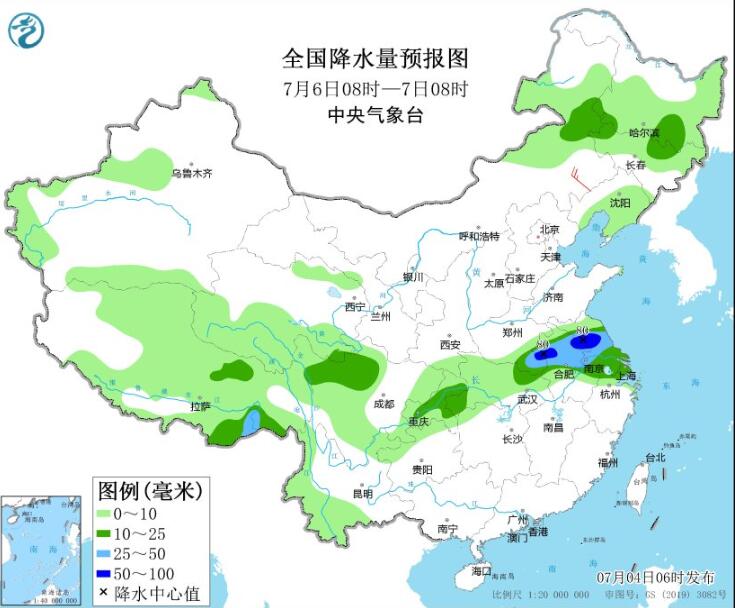 东北内蒙古等较强降雨来袭 5日起京津冀等高温再上线