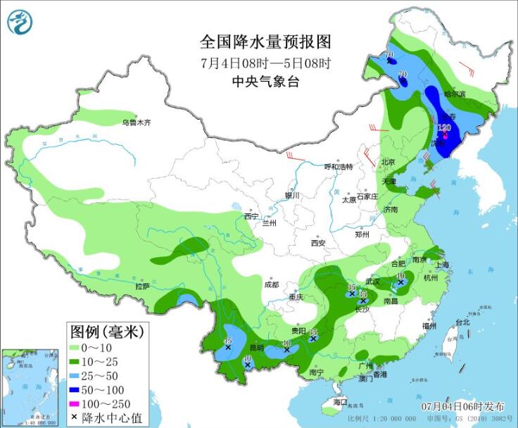 东北内蒙古等较强降雨来袭 5日起京津冀等高温再上线