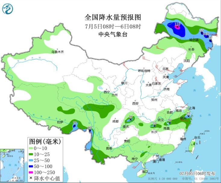 今起京津冀黄淮等高温再度发展 黑龙江重庆浙江等有明显降雨