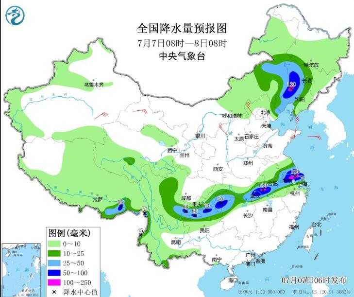 超40℃！华北黄淮等高温持续 江淮江南西南等有较强降雨