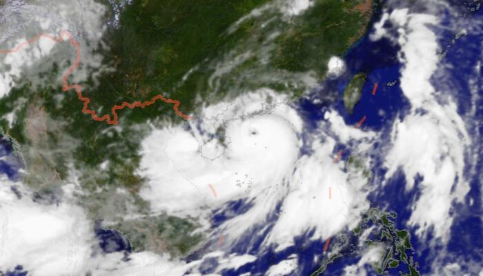 台风“泰利”靠近中 台风泰利预计登陆广东海南