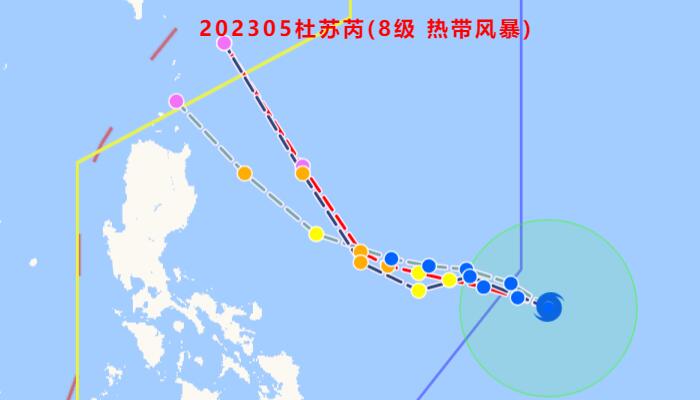 温州台风网第5号台风最新消息 台风“杜苏芮”生成最大风力有8级