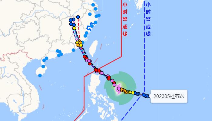 温州台风网第5号台风最新消息 台风杜苏芮趋向闽粤