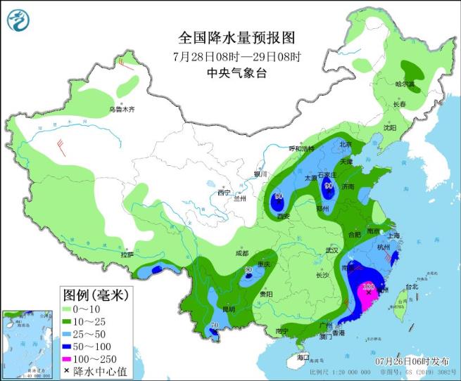 “杜苏芮”28日将登陆闽粤沿海 川渝云贵局地有暴雨或大暴雨