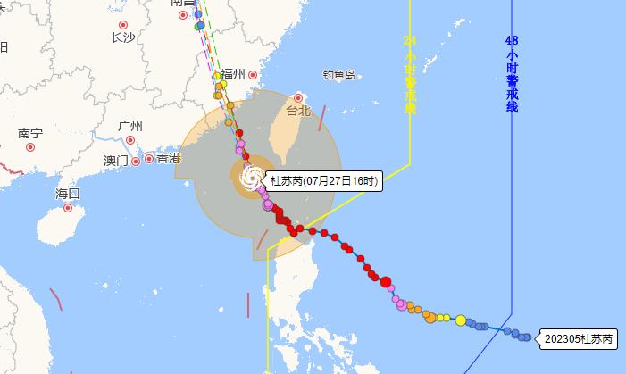 超强台风“杜苏芮”登陆在即 这些城市旅游出行气象风险极高