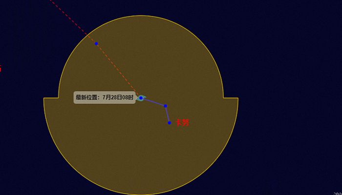 6号台风卡努现在位置在哪里2023 温州台风网6号台风路径实时发布系统