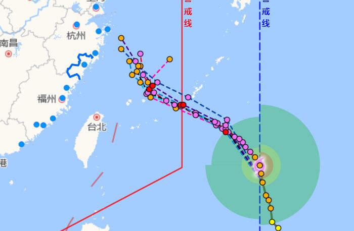 温州台风网台风路径图6号台风 卡努移动速度明显减慢