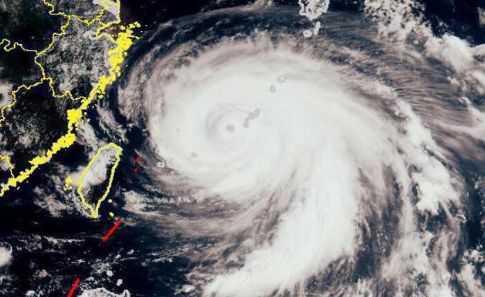 卡努台风实时路径图2023 台风卡努对我国东海等海域有影响