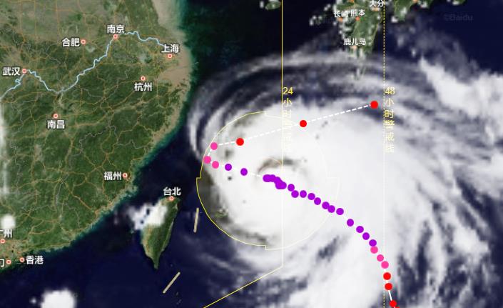 台风卡努登陆我国可能性在下降 但仍不排除紧擦浙江省沿海北上或登陆的可能性